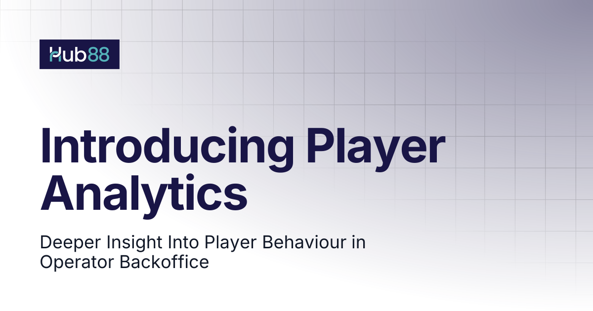 Introducing Player Analytics | Product News | Hub88